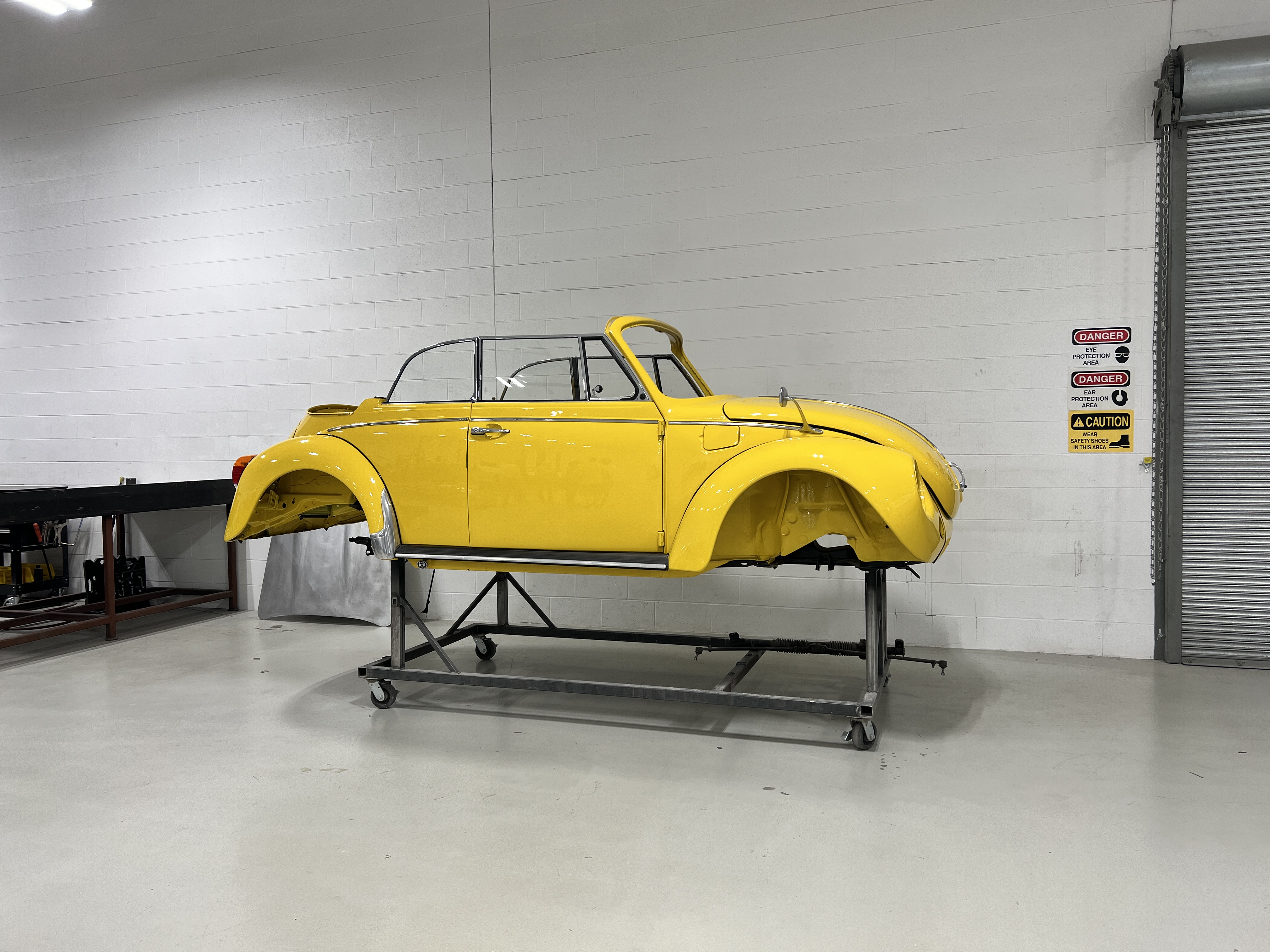 Yellow VW Beetle