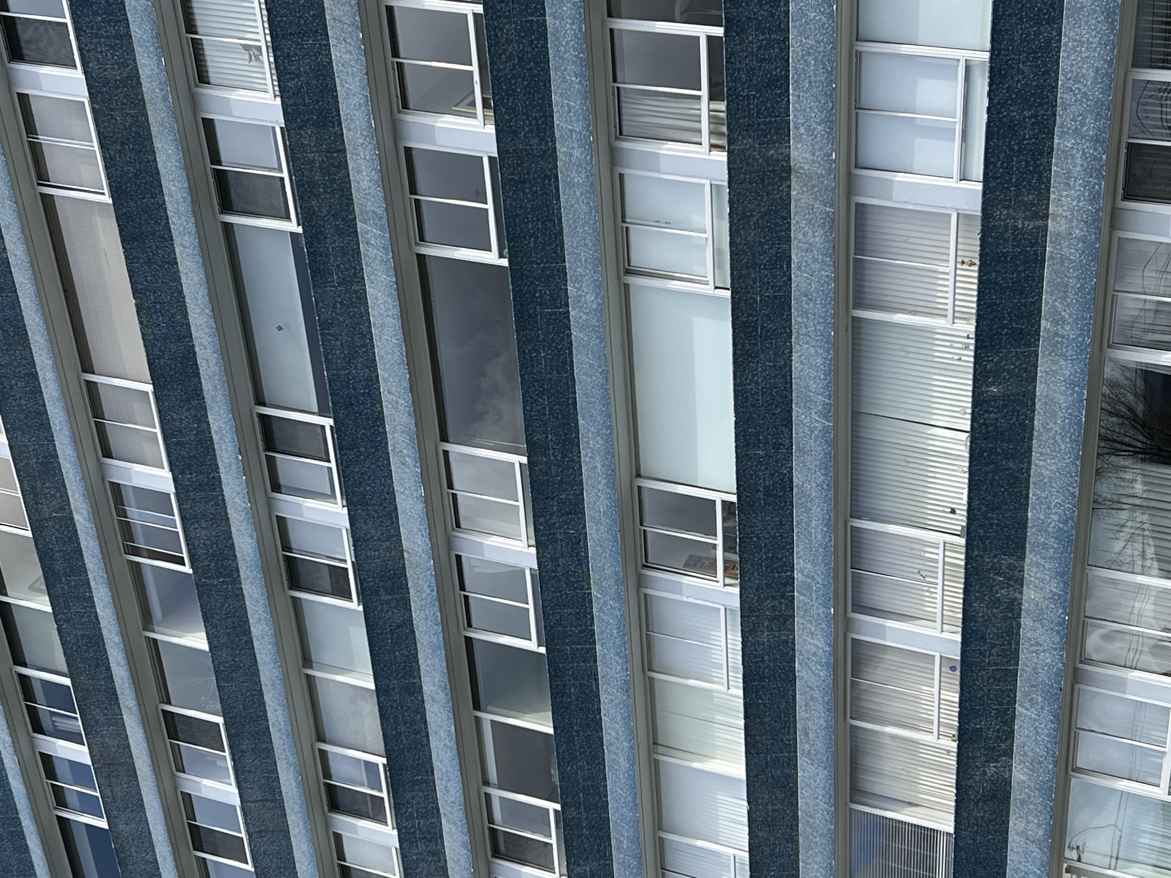 Brick building facade