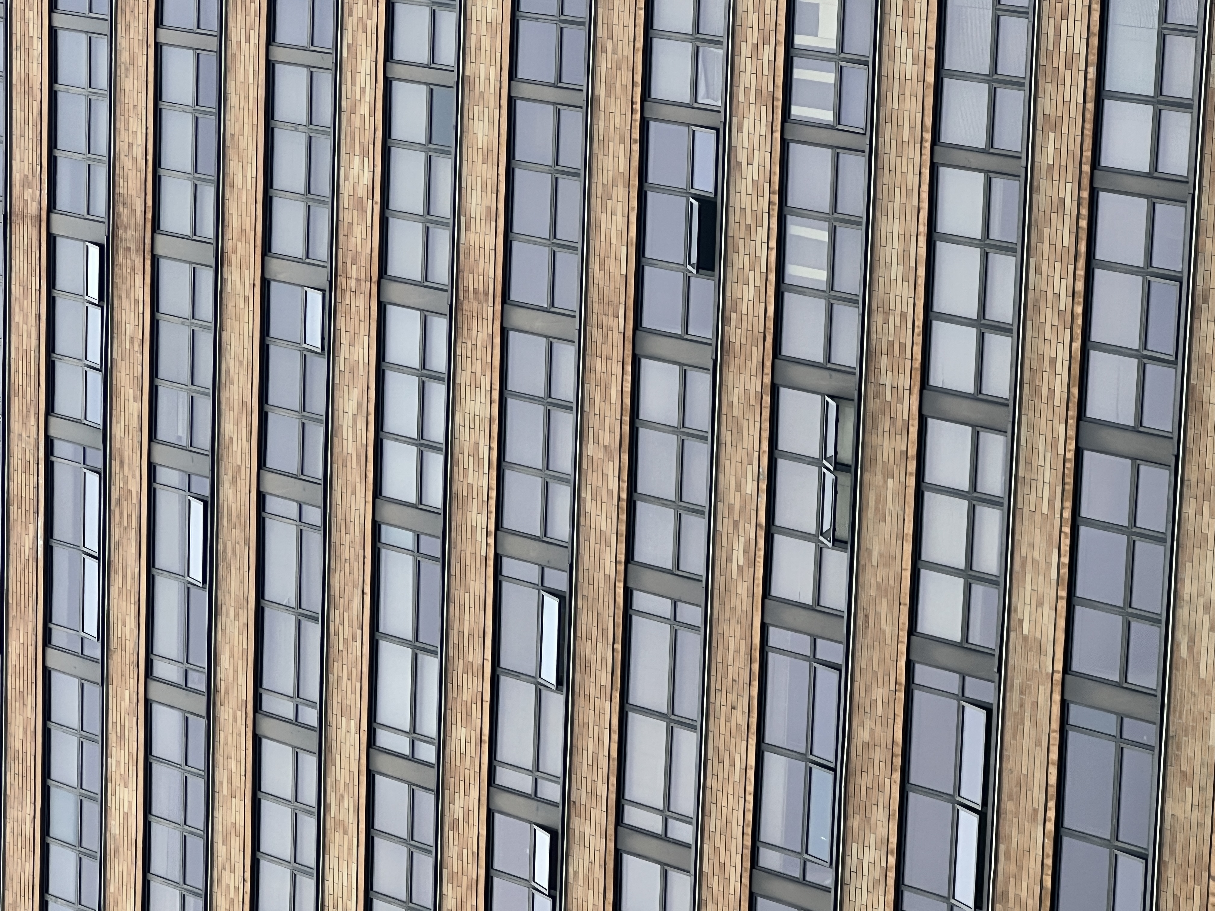 Pink glass tower